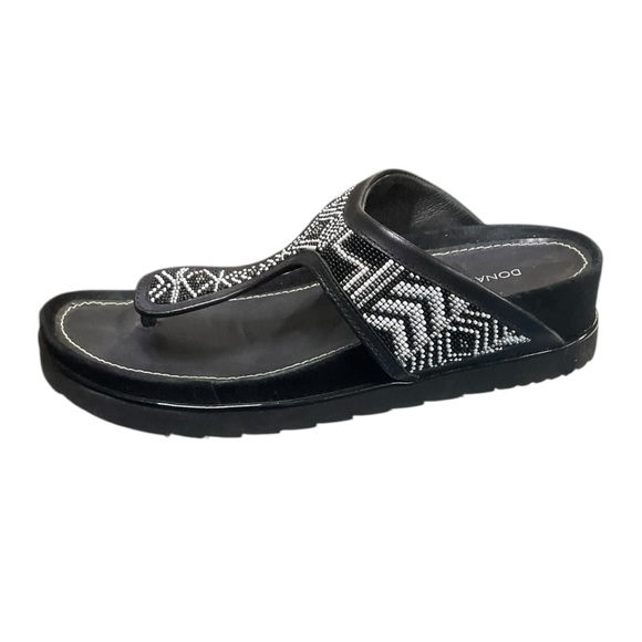 🖤 DONALD J PLINER CALI Sandals Sz 8M 👡 Rich Auntie‎ Energy Only - Picture 3 of 6